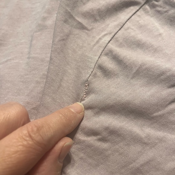 HOLLISTER T-Shirt Cropped "Must Have Collection" Washed Lavender-Small - Picture 5 of 5